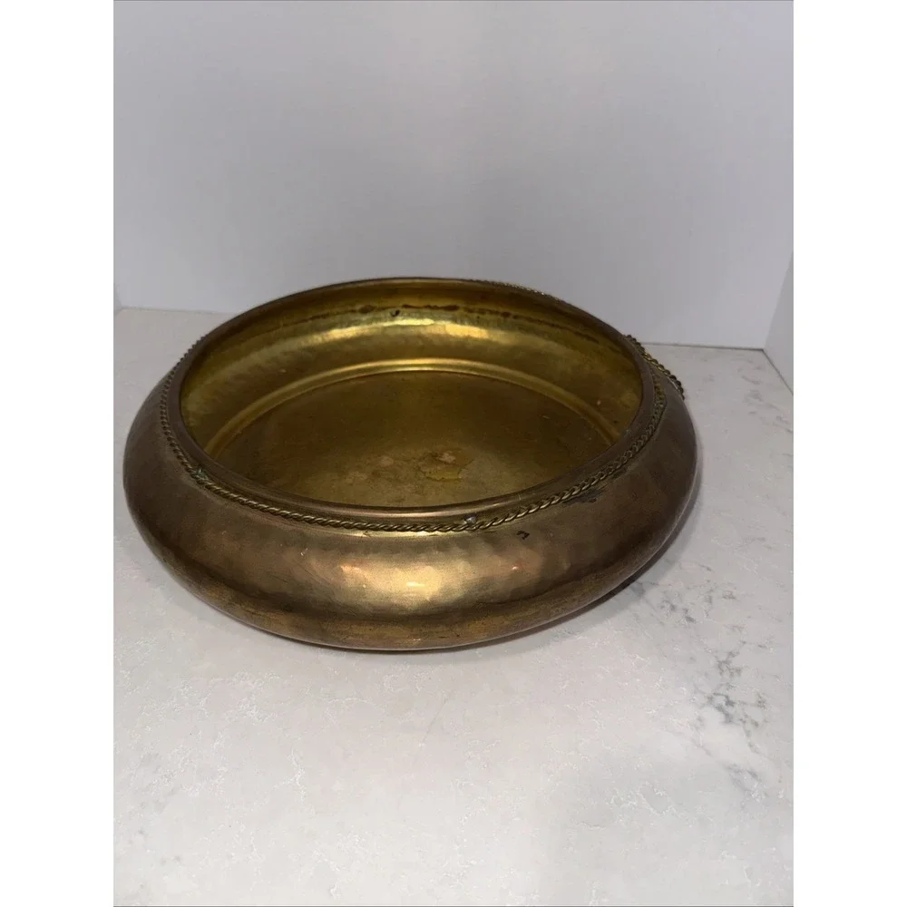 large brass bowl vintage